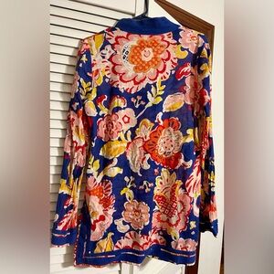 Vintage Tory Burch tunic size 10 fits like 6, extra light weight